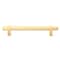 Gliderite Hardware 5-1/16 in. Center to Center Satin Gold Solid Steel Bar Pull - 4007-128-SG 4007-128-SG-1 - alternate 1